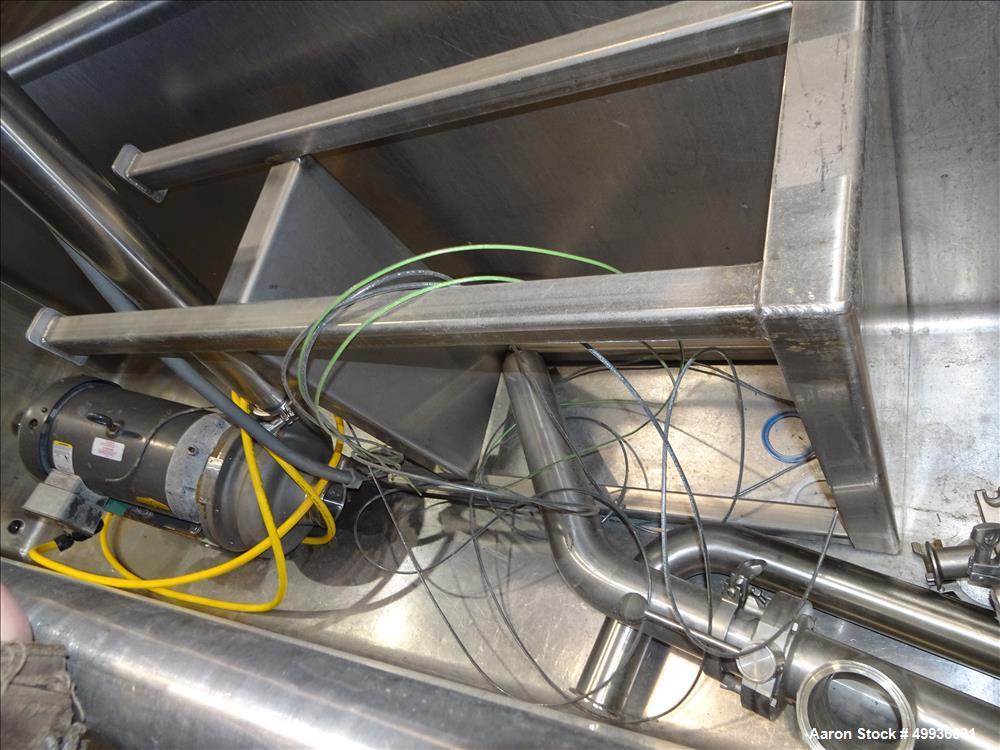 Used Sani-Matic Clean Out of Place Tank, Model PWJ-300.