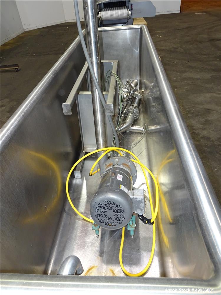 Used Sani-Matic Clean Out of Place Tank, Model PWJ-300.