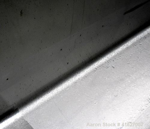 Used Sani-Matic Horizontal C.O.P. Tank, Model RW-12-10-N-NE-1, Approximate 275 Gallon, 304 Stainless Steel. Tank measures approximately 146" long x 24" wide x 21" deep. 2 1/2" sanitary bottom outlet....