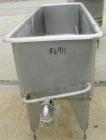 USED: Girton clean out of place washer, model PM6, 304 stainless steel. 170 gallon tank 24