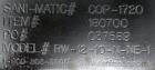 Used Sani-Matic Horizontal C.O.P. Tank, Model RW-12-10-N-NE-1, Approximate 275 Gallon, 304 Stainless Steel. Tank measures approximately 146