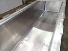 Used Sani-Matic Clean Out of Place Tank, Model RWJ-250.  Stainless Steel, Horizontal.  Trough approximate 120