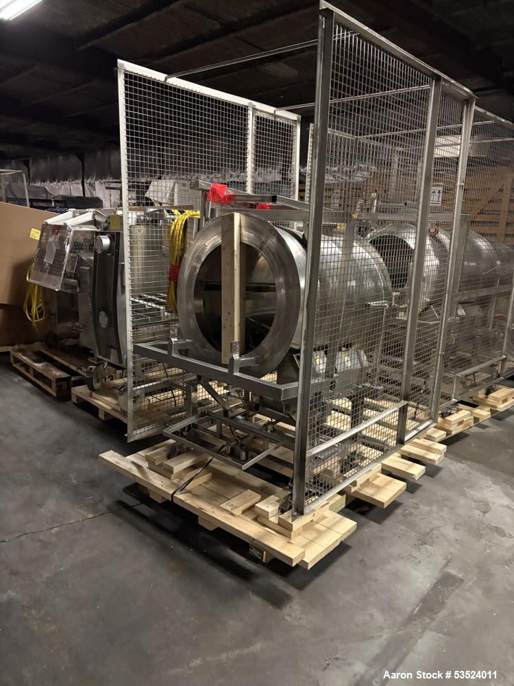 Stainless Steel Seasoning Drum – 30" x 64" Industrial Tumbler