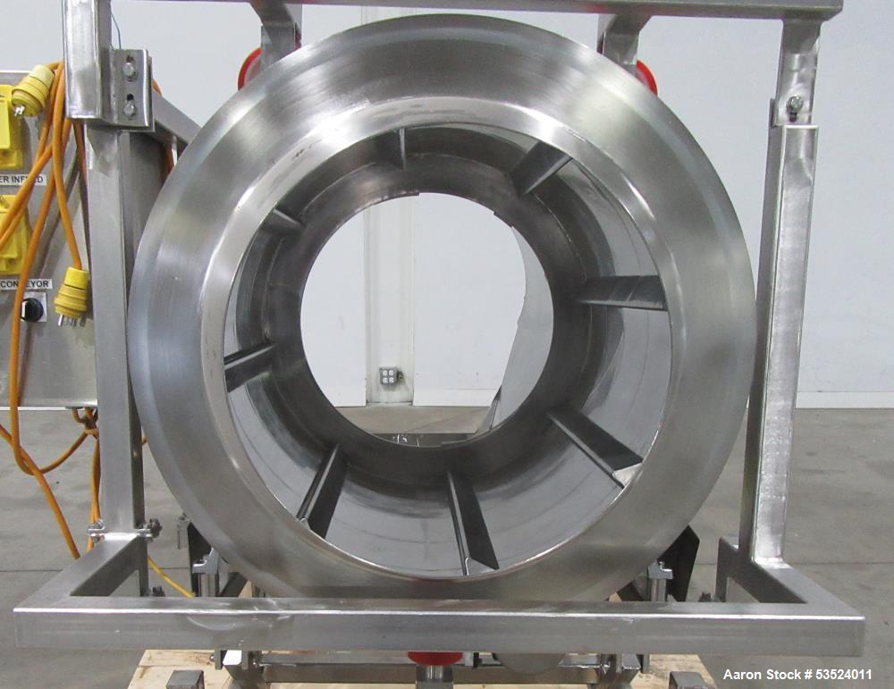 Stainless Steel Seasoning Drum – 30" x 44" Industrial Tumbler