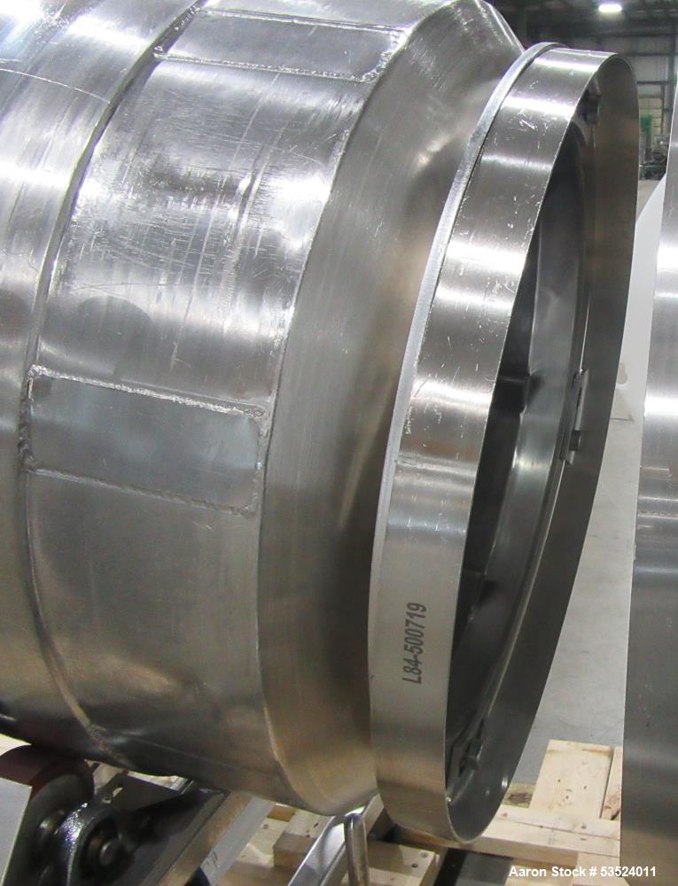 Stainless Steel Seasoning Drum – 30" x 44" Industrial Tumbler