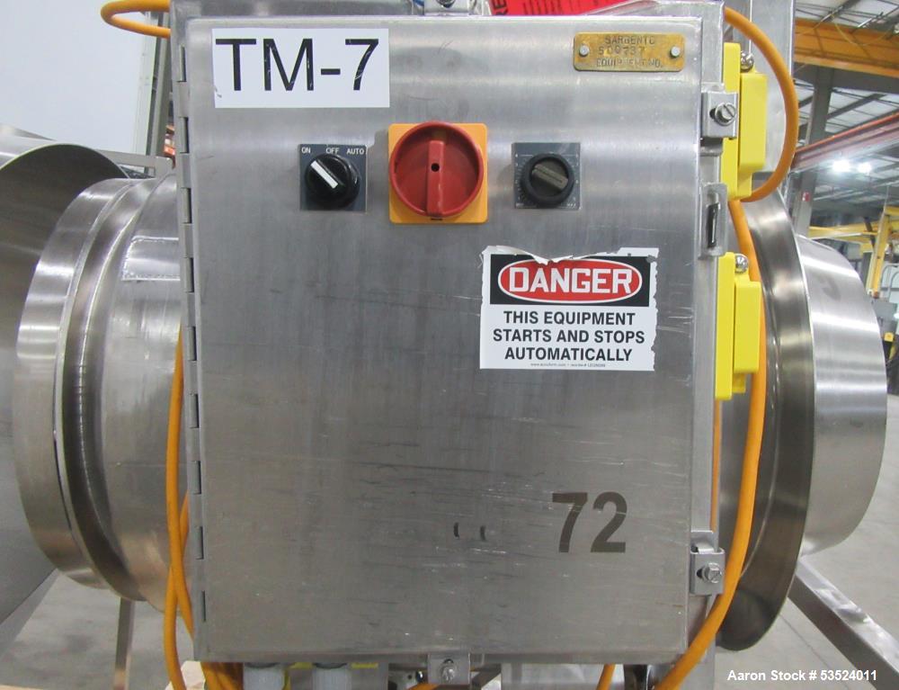 Stainless Steel Seasoning Drum – 30" x 44" Industrial Tumbler