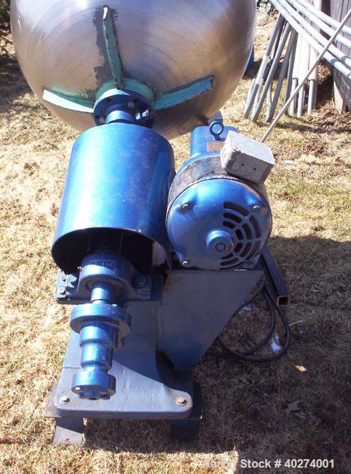 Used- Walter coating pan, 30" diameter, stainless steel.  1 hp motor, 3/60, 220/440 volts 3.2 amps, 1750 rpm.  Low speed: 10...