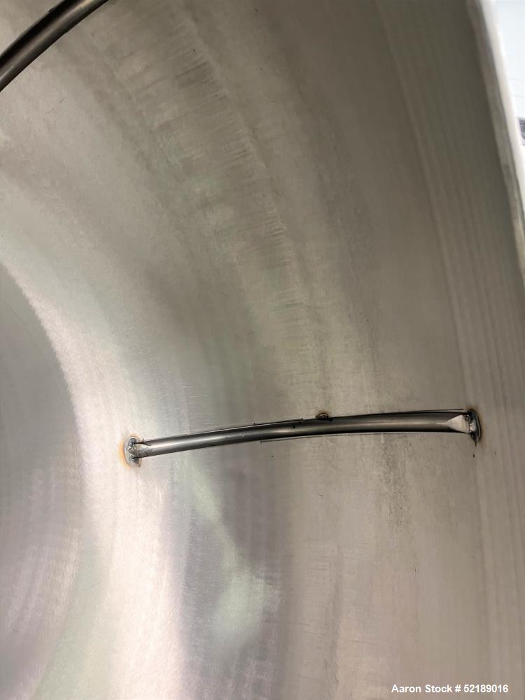 Used Coating Pan, 39" Diameter, Stainless Steel.