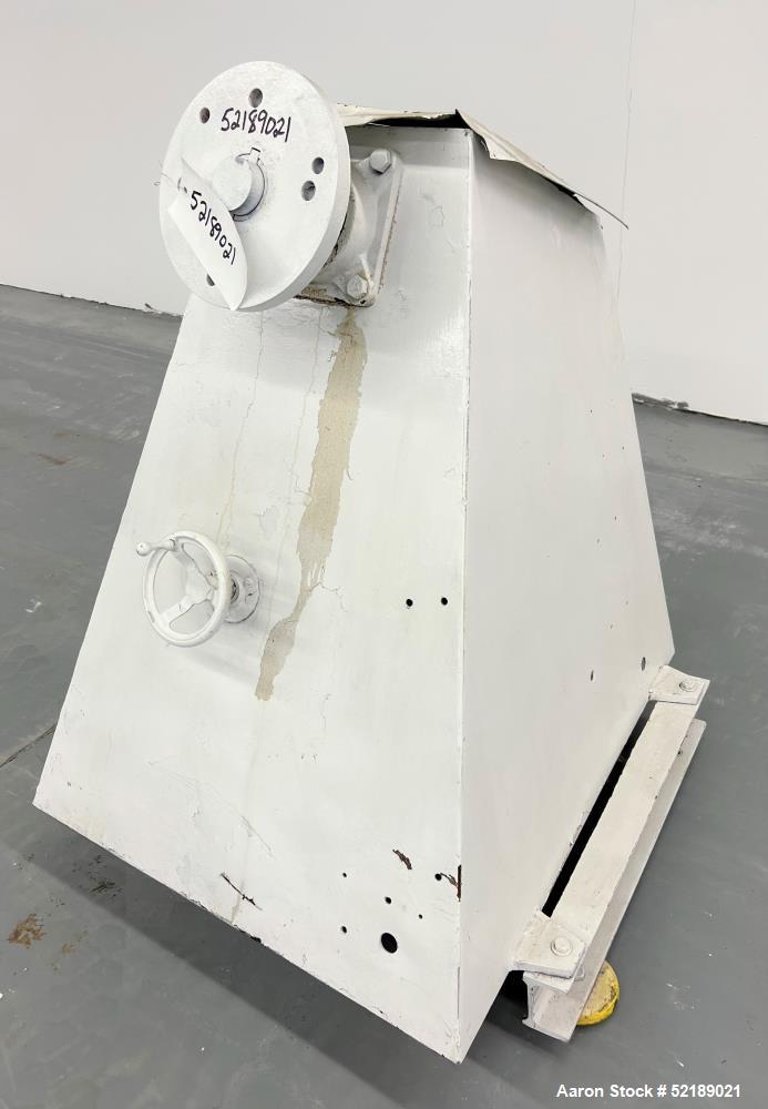 Used- Coating Pan Base Only. With a 1.5hp, 3/60/208-230/460 volt, 1140 rpm motor and reducer, and variable speed pulley. NO ...