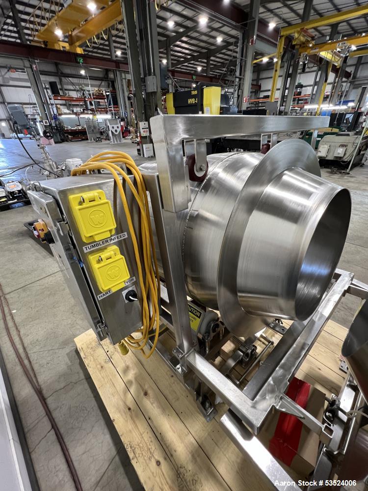 Used Spray Dynamics Stainless Steel Soft Flight Coating Drum – 30" Diameter