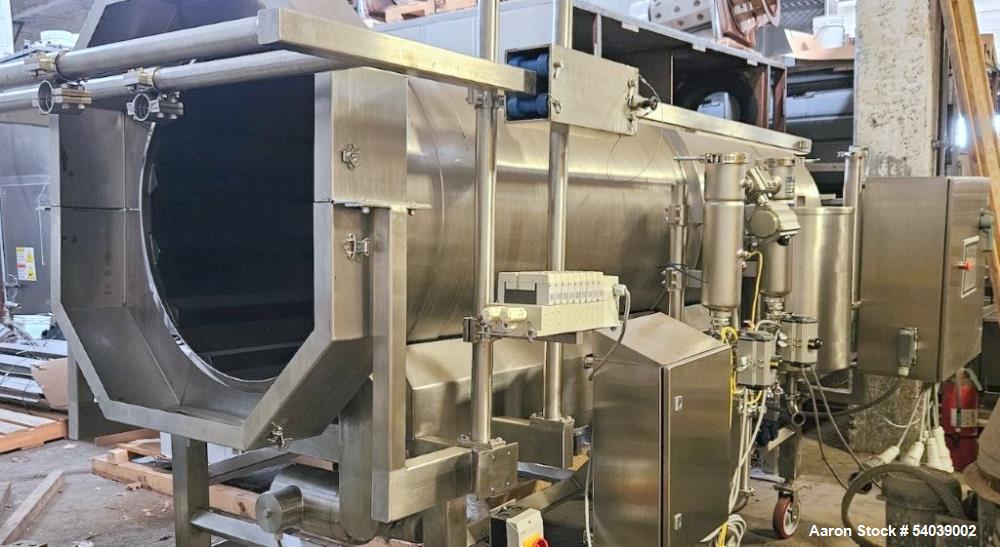 Used Spray Dynamics Spray Coating System – FastBack Feeder, Liquid & Dry Applicators, SS Mix Tanks, Built 2008