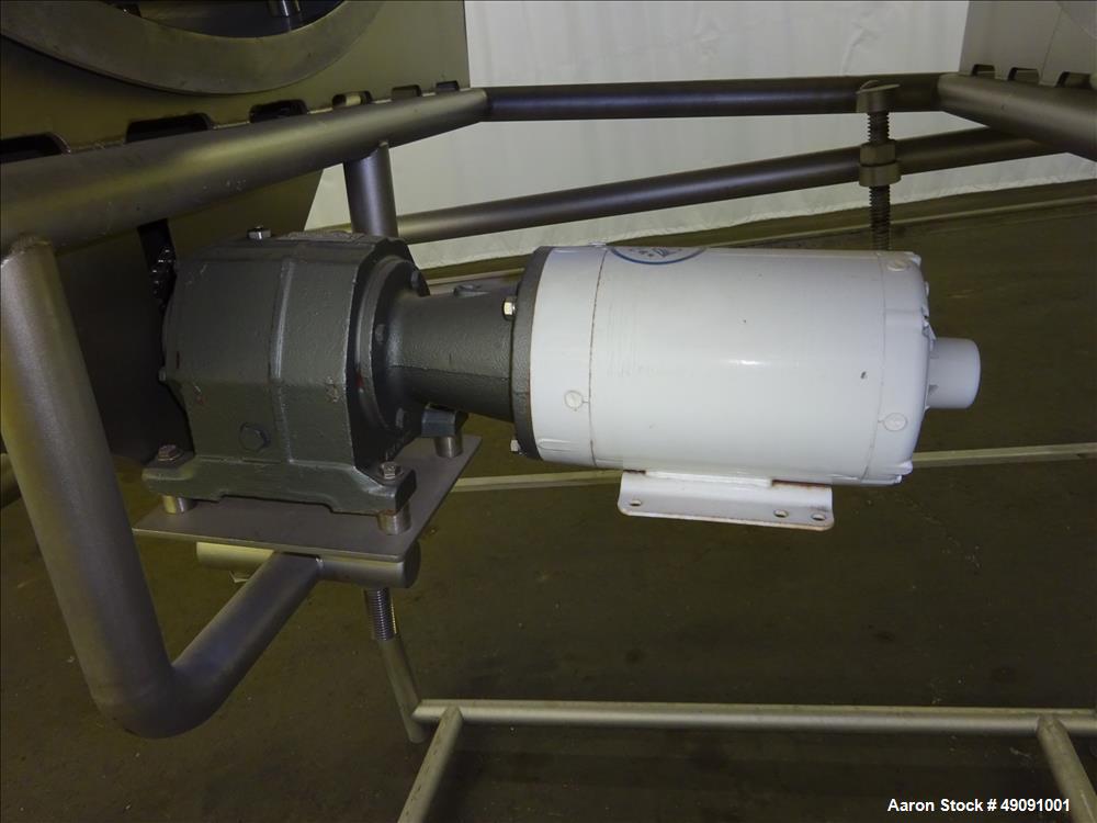 Used Allen Systems / FMC FoodTech Coating Drum, Model 70870-14, Type SPC.