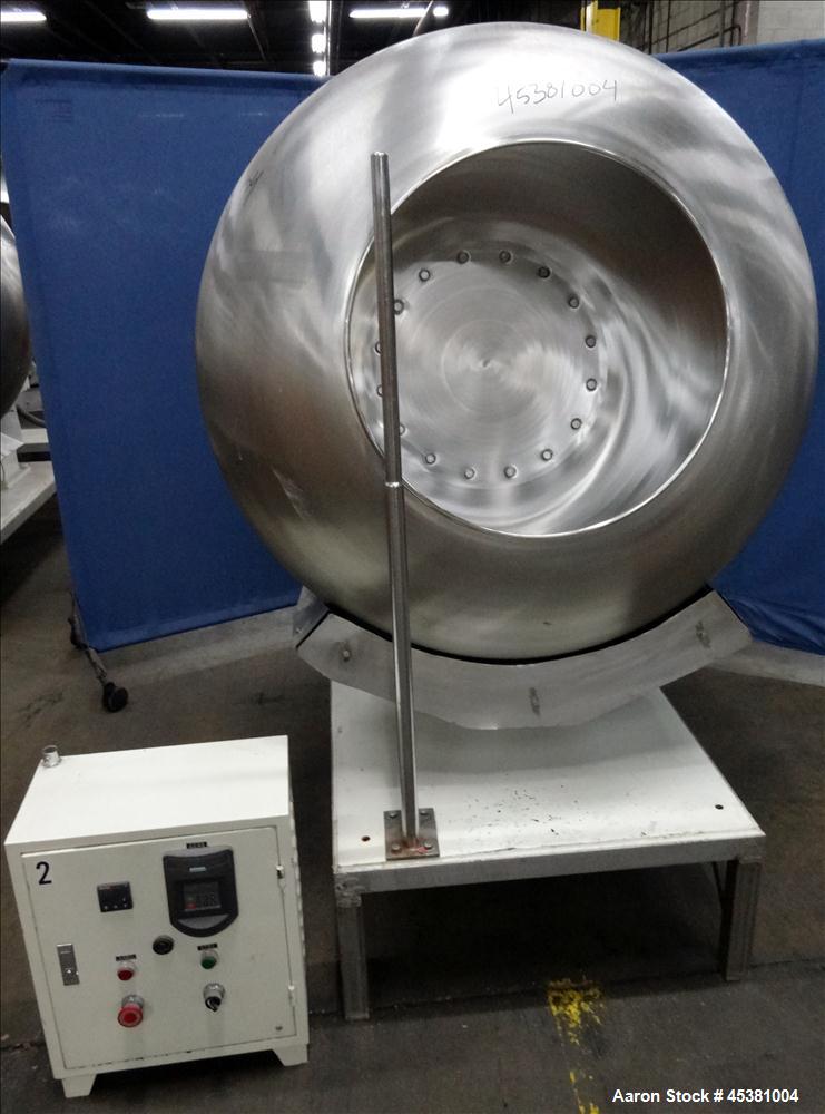 Used Jiangsu Cuibao Group Chufa Sugar Coating Machine, Model BTJ-1250 