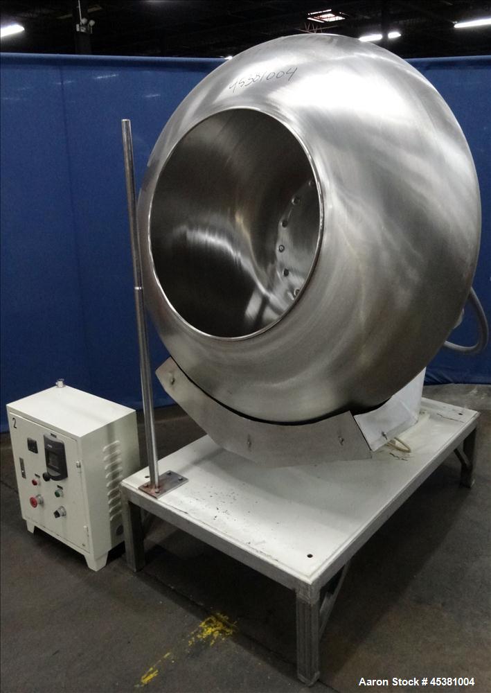Used Jiangsu Cuibao Group Chufa Sugar Coating Machine, Model BTJ-1250 