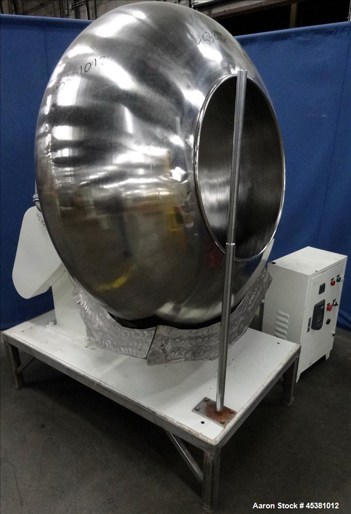 Used Jiangsu Cuibao Group Chufa Sugar Coating Machine, Model BTJ-1250 