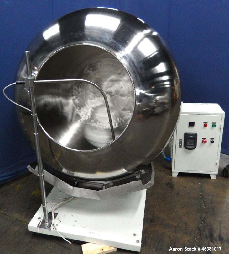 Used Jiangsu Cuibao Group Chufa Sugar Coating Machine, Model BTJ-1250