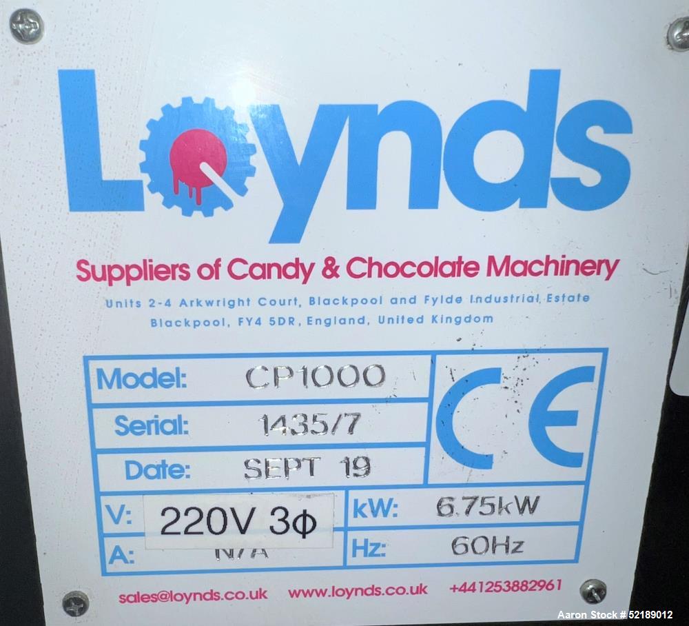 Used- Loynds  48" Diameter Stainless Steel Coating Pan, Model CP1000. With (6) welded ribs 3/4" wide x 1/2" thick, 26" deep ...