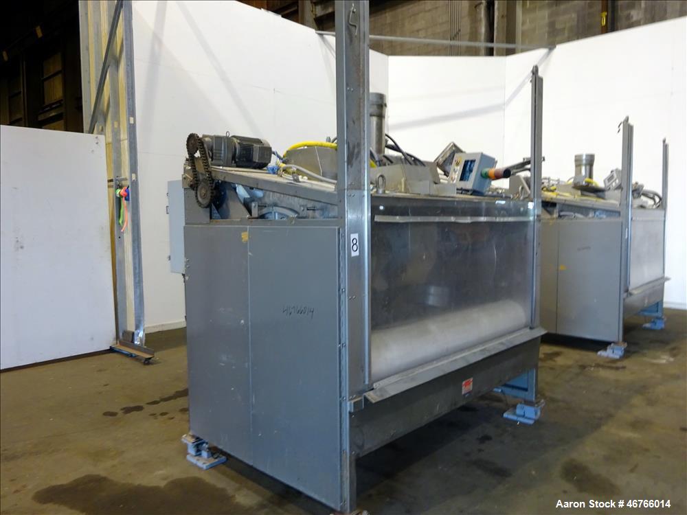 Used- DTG Finn 10.89 cu ft Belt Coater, Model "Enhanced". Unit is rated for a 309+ liter capacity and a batch size of up to ...