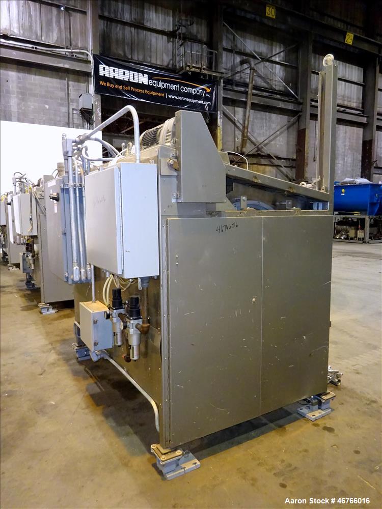 Used- DTG Finn 10.89 Cubic Feet Belt Coater, Model "Enhanced". Unit is rated for a 309+ liter capacity and a batch size of u...