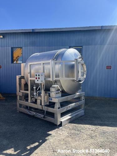 Used FPEC Vacuum Tumbler, Model VT-85 | 5,000 lb Capacity | 304 Stainless Steel | 10 HP Motor | Front Load | Food Grade
