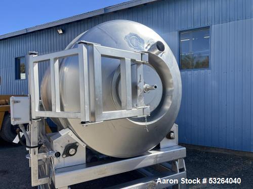 Used FPEC Vacuum Tumbler, Model VT-85 | 5,000 lb Capacity | 304 Stainless Steel | 10 HP Motor | Front Load | Food Grade