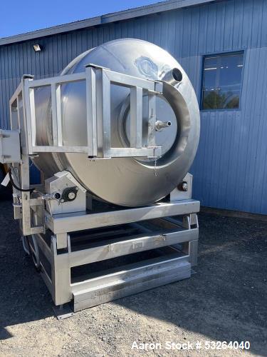 Used FPEC Vacuum Tumbler, Model VT-85 | 5,000 lb Capacity | 304 Stainless Steel | 10 HP Motor | Front Load | Food Grade