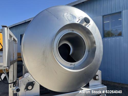 Used FPEC Vacuum Tumbler, Model VT-85 | 5,000 lb Capacity | 304 Stainless Steel | 10 HP Motor | Front Load | Food Grade