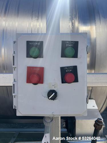 Used FPEC Vacuum Tumbler, Model VT-85 | 5,000 lb Capacity | 304 Stainless Steel | 10 HP Motor | Front Load | Food Grade