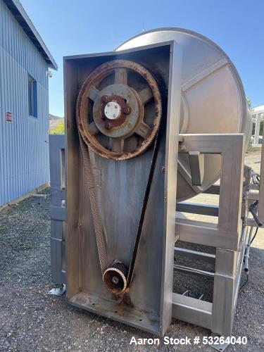 Used FPEC Vacuum Tumbler, Model VT-85 | 5,000 lb Capacity | 304 Stainless Steel | 10 HP Motor | Front Load | Food Grade