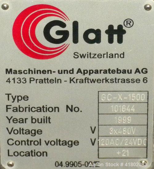 Used Glatt Drum Coater, Model GC-X-1500