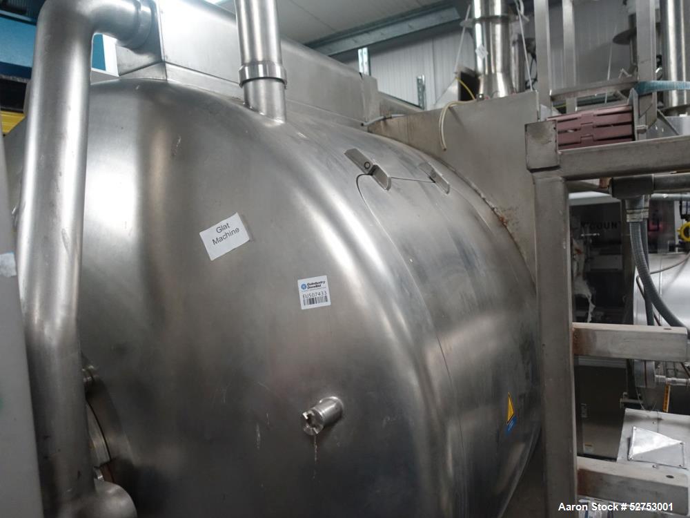 Used Glatt GSX-1500-BD Industrial Tablet & Film Coater – 1800mm Diameter