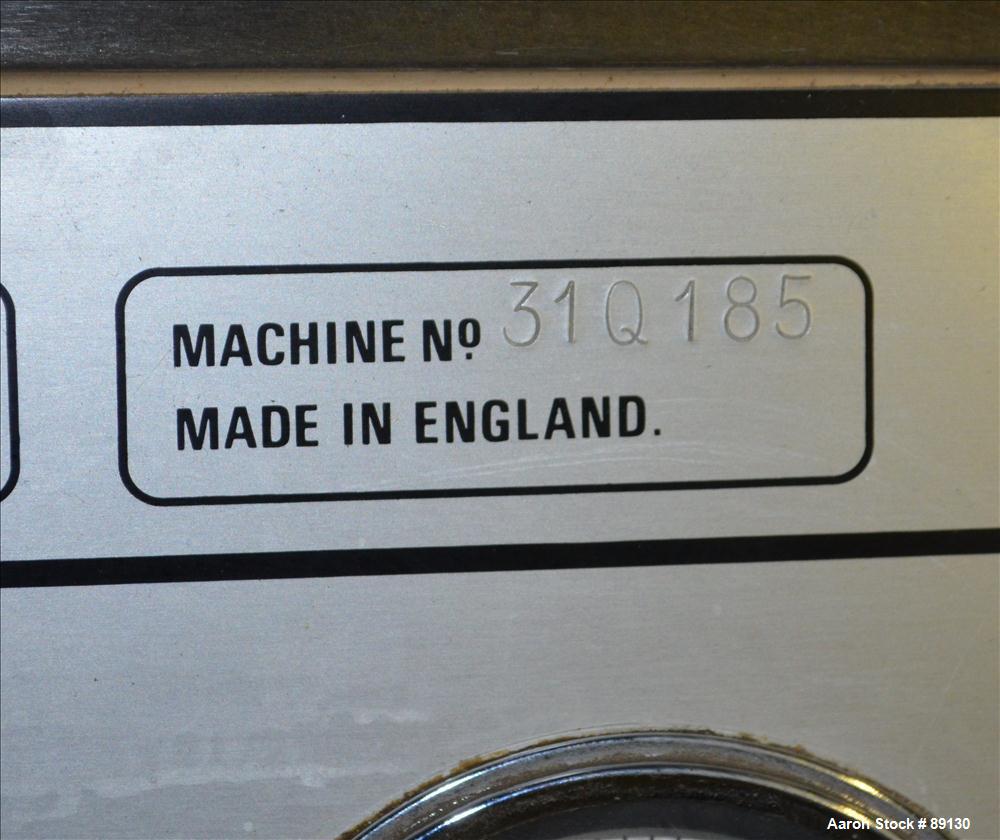 Used Stainless Steel Manesty Accela-Cota Tablet Coating Machine, Model 10