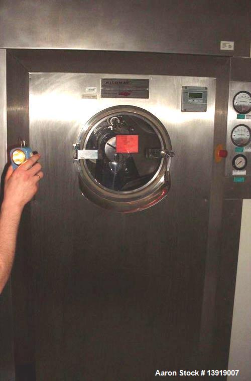 Used Stainless Steel Nicomac Coater, Model VNF 50 