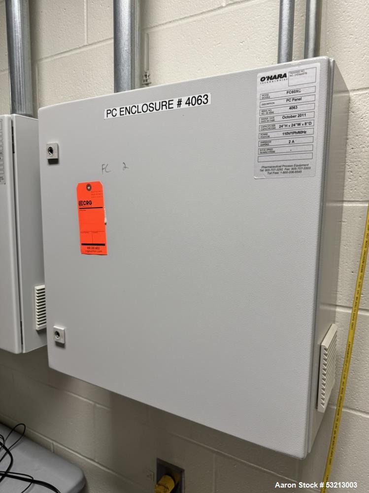 Used O’Hara 60" FC60XC High-Capacity Automatic Tablet Coater | 360 kg Batch System with AHU & Blower