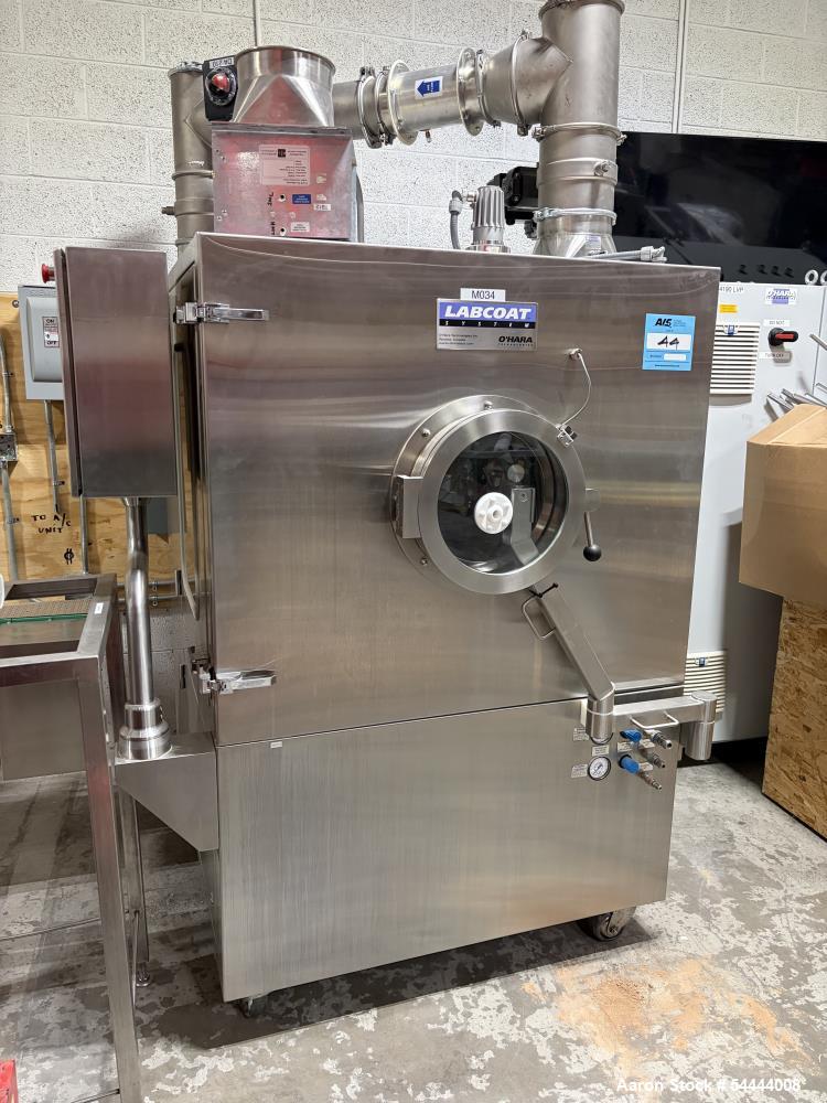 Buy Used O’Hara LCIII Tablet Coating Machine – 18–79 kg Batch Capacity