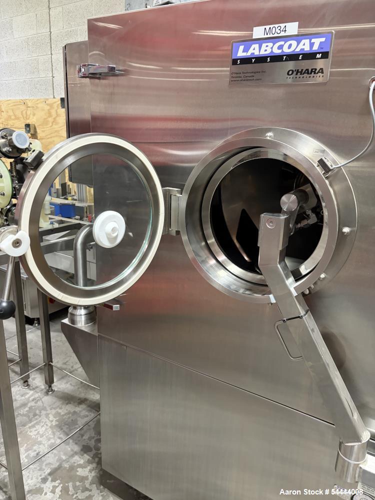 Buy Used O’Hara LCIII Tablet Coating Machine – 18–79 kg Batch Capacity