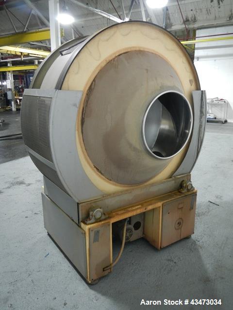 Used Stainless Steel Pellegrini Coating Pan, Model 300T