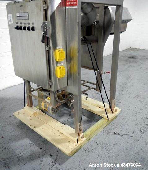 Used Stainless Steel Pellegrini Coating Pan, Model 300T