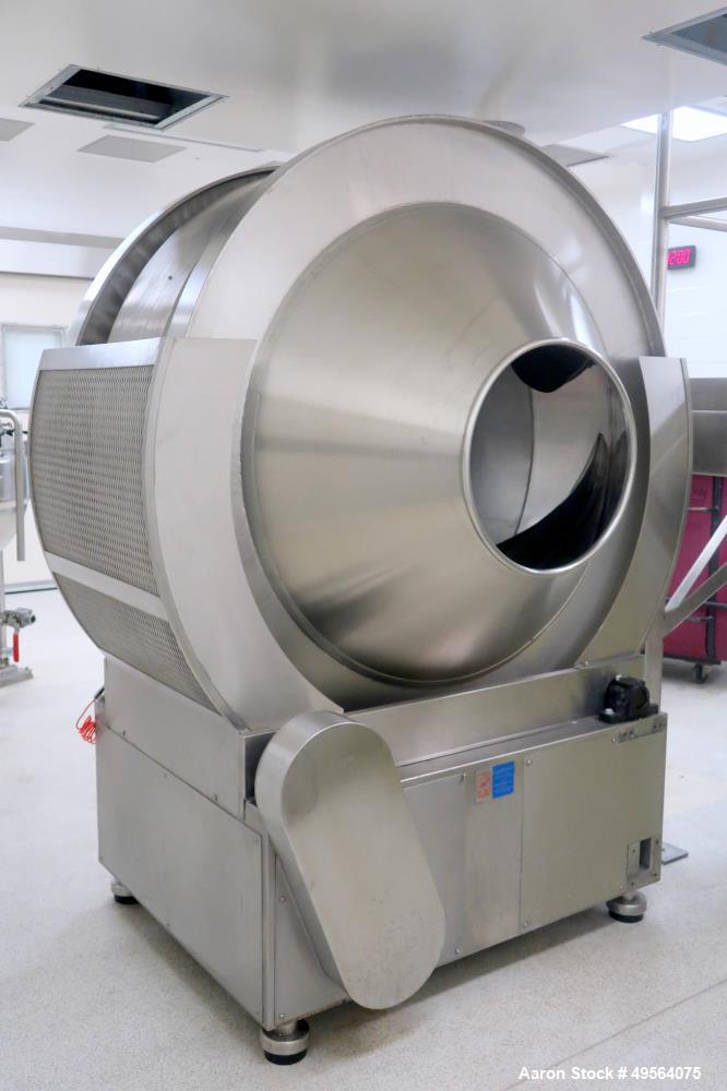 Used Pellegrini 60" Stainless Steel Coating Pan, Model T300.