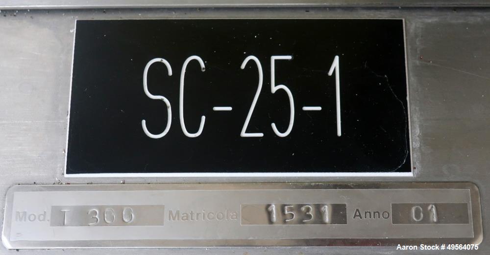 Used Pellegrini 60" Stainless Steel Coating Pan, Model T300.