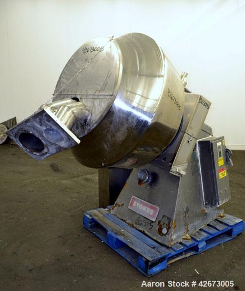 Used Stainless Steel Stokes Multi-Purpose Coating Pan, Model 100VS