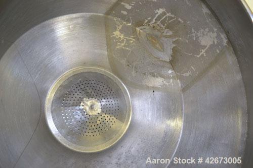 Used Stainless Steel Stokes Multi-Purpose Coating Pan, Model 100VS