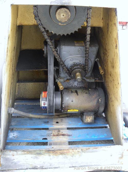 Used Stokes Multi-Purpose Coating Pan, Model 900-1-8, 304 Stainless Steel. Hexagonal-shaped coating pan, approximate 42’’ diameter x 32’’ deep, 10,000 cubic inch (290 pound) volume. 26-3/4’’ Diameter...