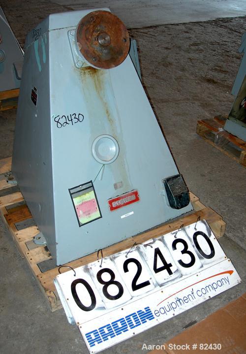 USED: Stokes coating pan base only, model 900-1-8. Includes a 1.5 hp, 3/60/208-220/440 volt, 1725 rpm motor with a reducer, ...