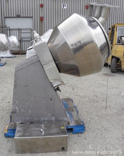 Used Stokes Multi-Purpose Coating Pan, Model 900-300-001, 304 Stainless Steel. Hexagonal-shaped coating pan, approximate 42’’ diameter x 32’’ deep, 10,000 cubic inch (290 pound) volume. 26-3/4’’ Diam...