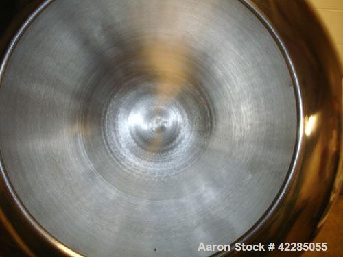 Used Stokes 30" Coating Pan, model 900-300-1, stainless steel. 18" Diameter opening. Mounted on a portable base with variable speed drive. Price includes 15% buyer's premium. Not available until July...