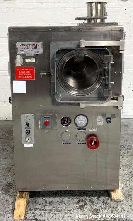 Used- Thomas Accela Cota 24" Coating Pan, Model 24-III