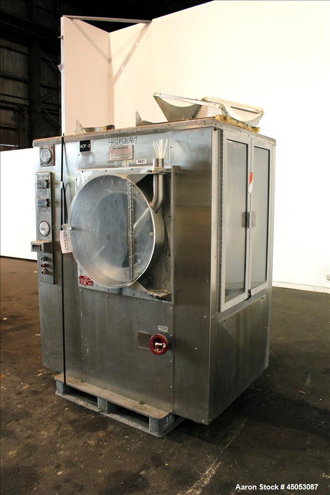 Used Stainless Steel Thomas Engineering Accela-Cota Coating Pan, Model 48-V