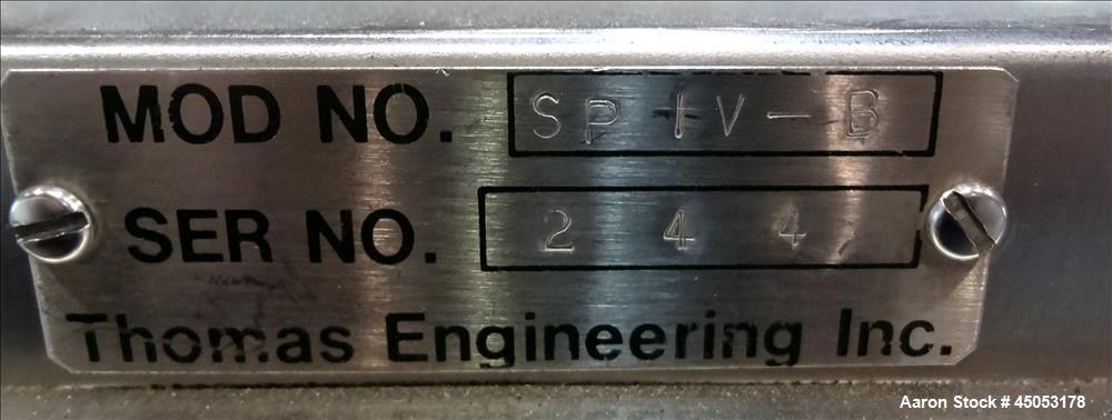 Used Stainless Steel Thomas Engineering Accela-Cota Coating Pan, Model 48