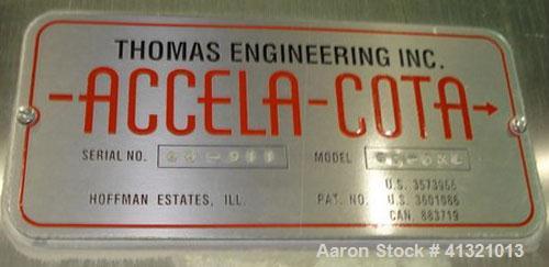 Used- Thomas 66” Accela Cota, Model 66-DXL